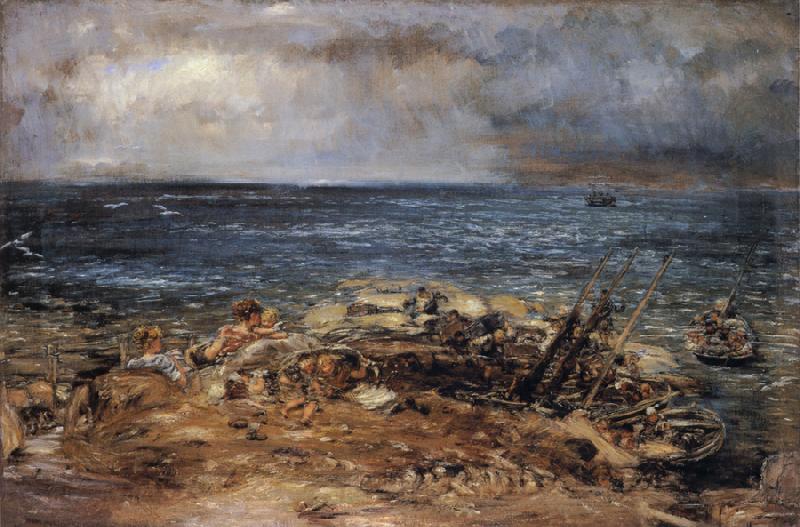 William Mctaggart The Emigrants Germany oil painting art
